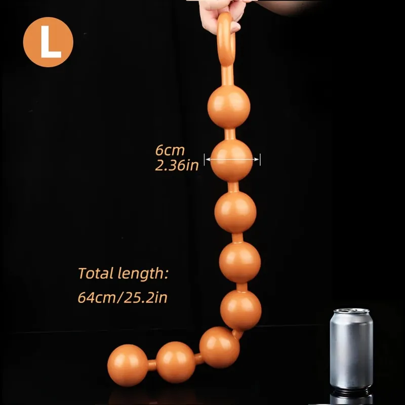 But Plug Silicone Anal Beads Big Anal Plug Tail Anal Big Ball Sextoy Sex Toys Huge Butt Plug Adult Toys Ass Plug — image 8