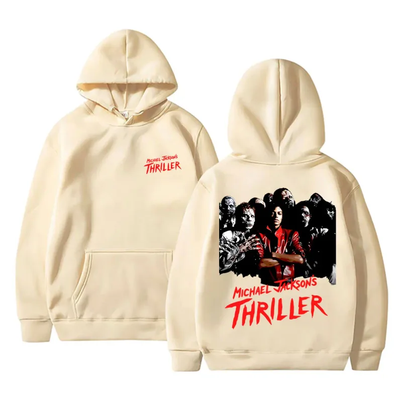 2026 new Classic Vintage Michael Jackson Thriller Hoodie Men Women Retro Gothic Rock Horror Sweatshirts Men's Punk Streetwear — image 4
