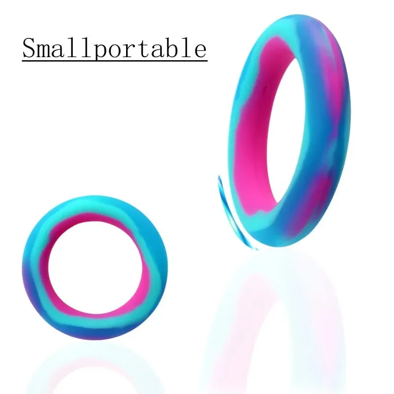 S/M/L Penis Cock Ring Sex Toys For Men Delay Ejaculation Erection Scrotum Semen Lock Binding High Elasticity Time Lasting ring