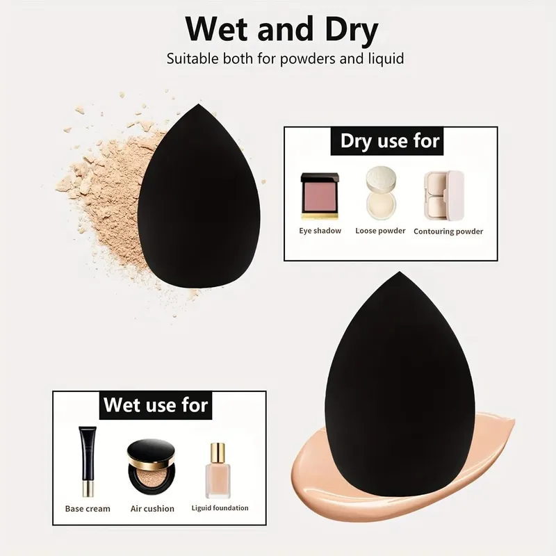 8Pcs Beauty Egg Makeup Sponge Blenders Beauty Sponges Foundation Applicator Makeup Puff Make Up Tools