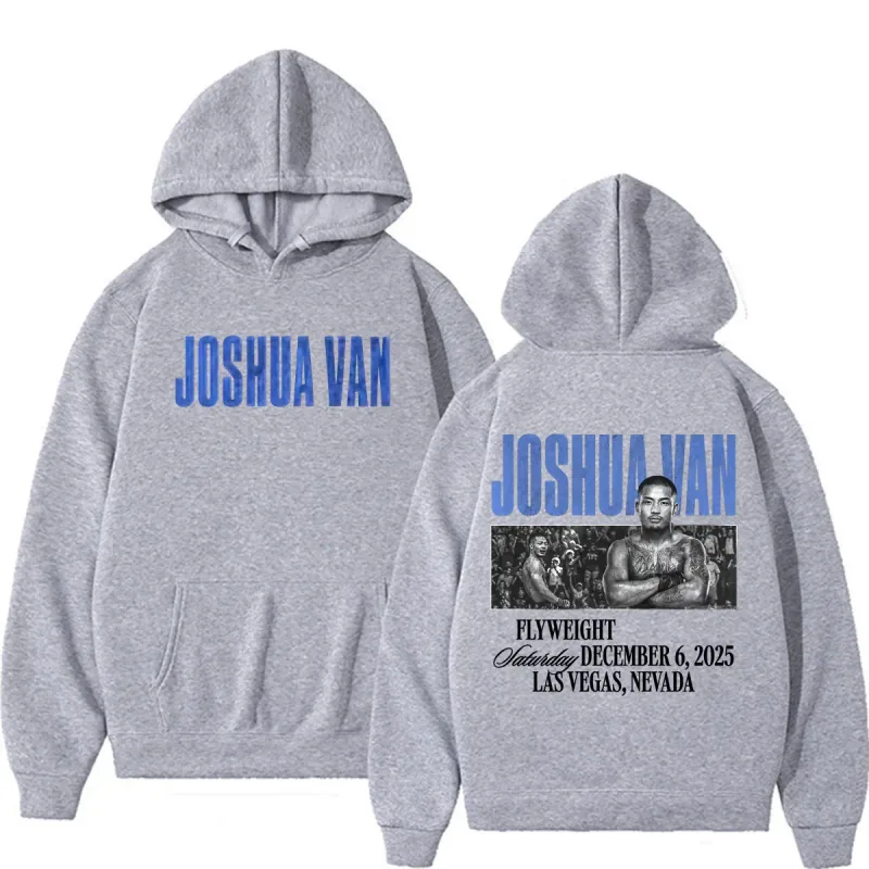 Joshua Van The Fearless Fan Presenter Huvtröjor Herrkläder Våld Estetisk tröja Casual Bodywarmer Fleece Luvtröja Pullovers