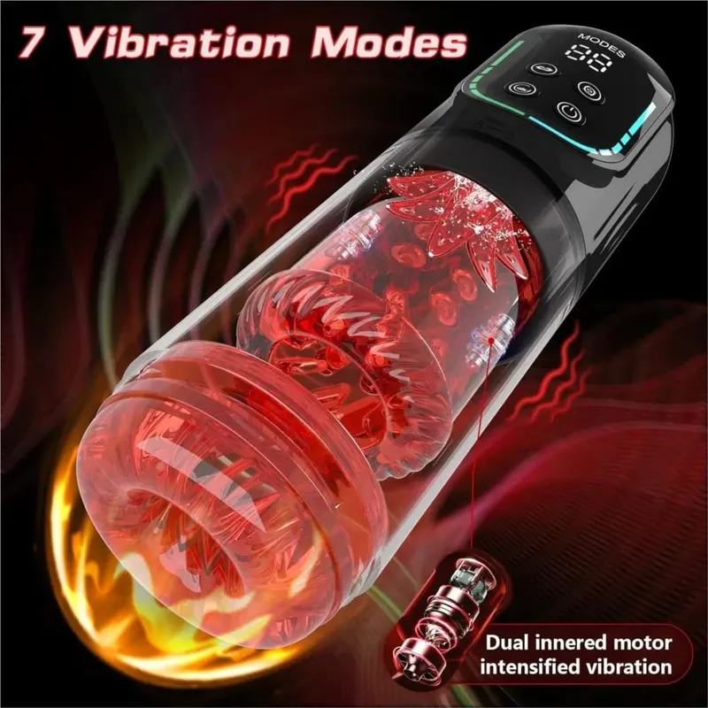 Automatic Male Masturbator Cup Pocket Pussy Stroker Realistic Vagina Tight Suction Vibrating Deep Stimulation Sex Toy for Men — image 6