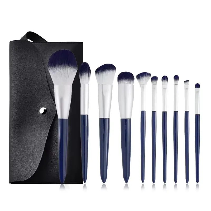 20/40Pcs Makeup Brushes and Sponges Set Brown Makeup Puff Beauty Egg Headband Wristband Remover Kit Makeup Tool Gift