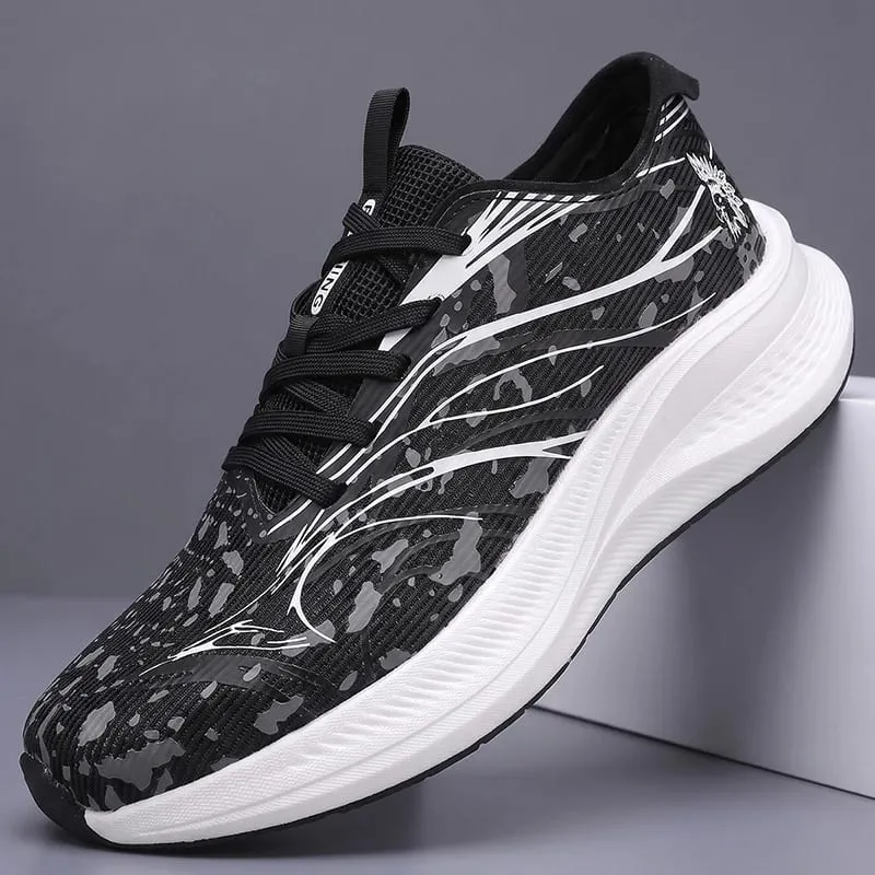 Men Comfort Lightweight Mesh Athletic Sneakers Autumn Shock Absorb Breathable Running Shoes for Women Workout Walking Gym Sports