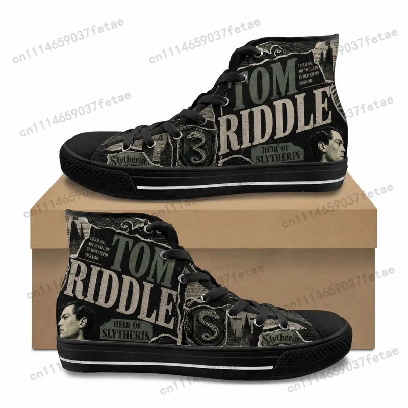 Tom Riddle Low Top High Quality Sneakers Teenager Canvas Sneaker Mens Womens Casual Couple Shoes Customization Shoe