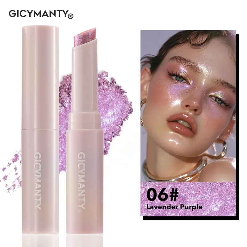 Jelly Eyeshadow Stick Holographic Pearl Shimmer and Delicate Glitter for Eye Brightening — image 8