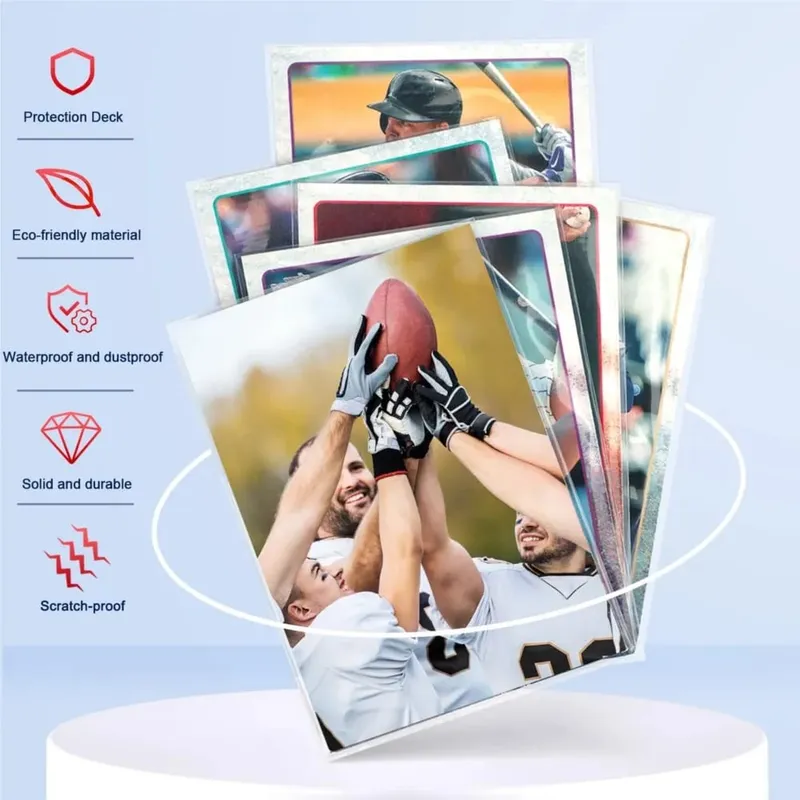 100 Pack Transparent Penny Sleeves Card Trading collect Protector Sleeve Holder For Game Pokemon Tcg Yugioh Baseball Sports Card