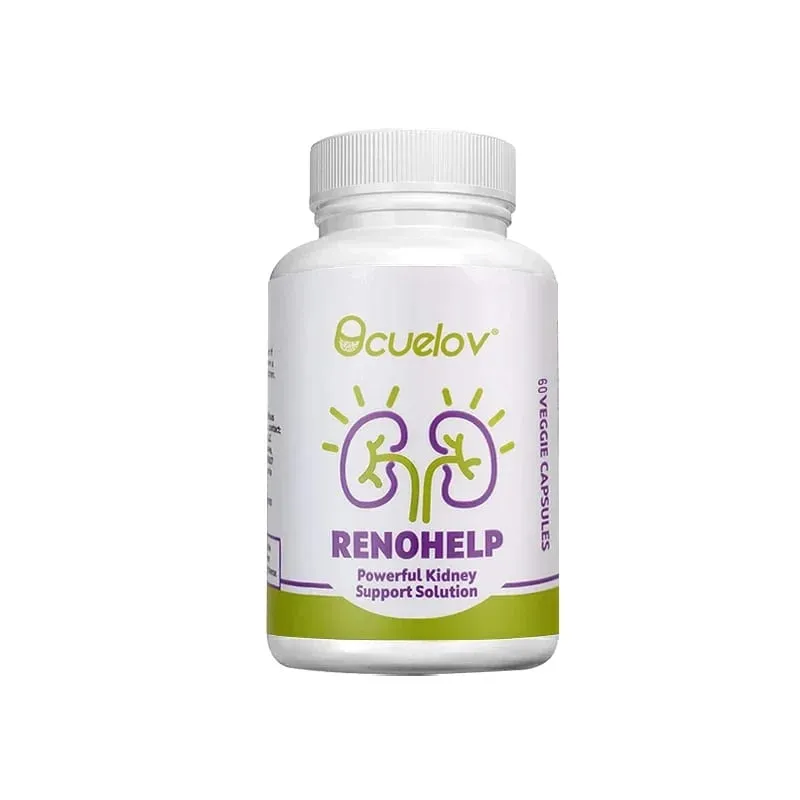 Poderoso suplemento natural de suporte renal para função renal saudável, suporte para saúde do trato urinário, vegano e sem glúten