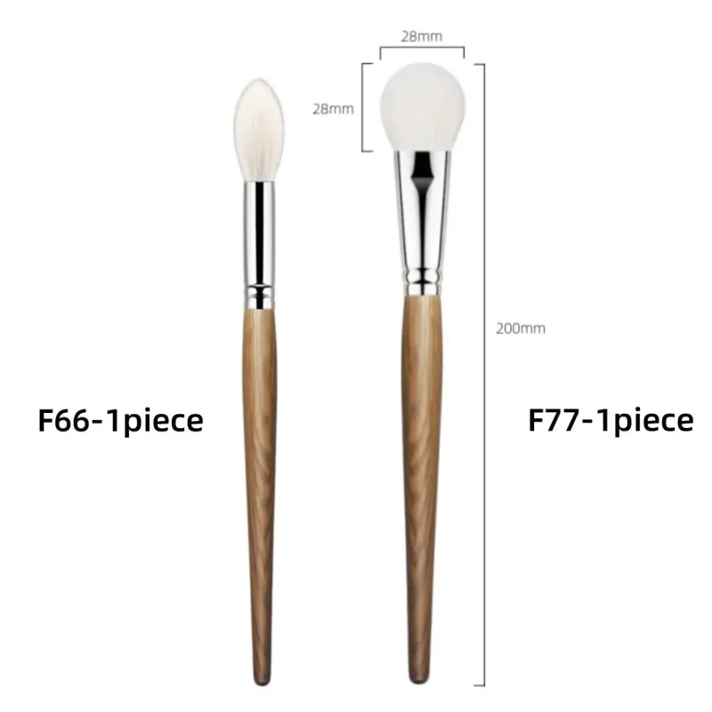 Tapered Highlighter Brush High Quality Natural Hair Face Setting Powder Blending Blusher Makeup Brushes