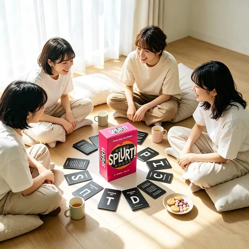 Splurt! Fast-Paced Card Game - Think Fast Say It First Party Strategy Board Game Group Activity for Family & Kids Toys Gifts