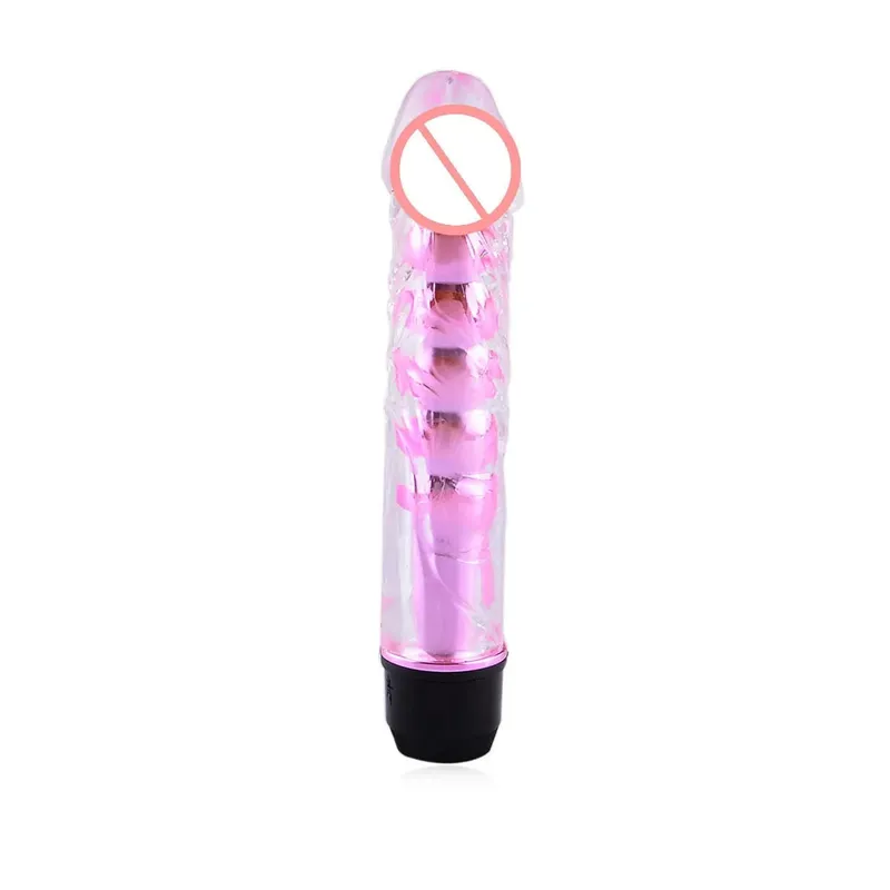 Small Bald Vibrators G-Spot Vibrator for Women Realistic Jelly Dildo with Thorn Dragon Beard Clitoris Stimulator Adult Sex Toys