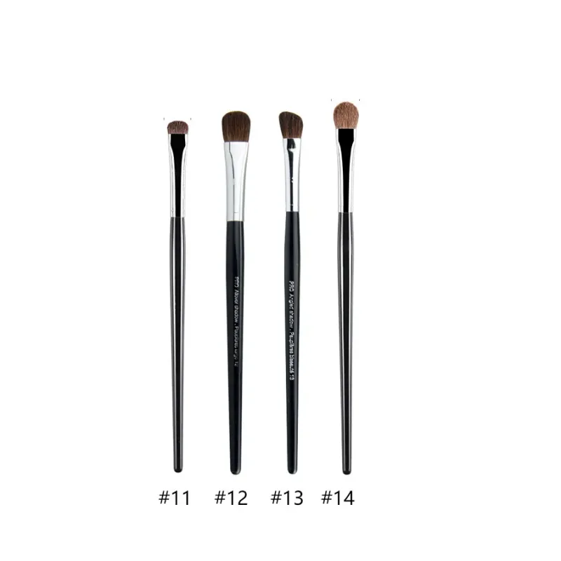 4pcs/set Pro Allover Eye Shadow Makeup Brushes Lip Brow Precision Concealer Blending Domed Crease Smudge Highlight Make Up Brush