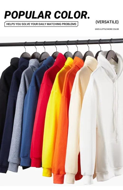Personalized Customize Autumn Casual Sport Hoodie Men Fleece Team Basic Sweatshirts Street Office Top Daily Comfortable Workwear