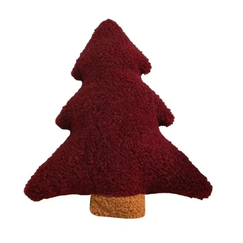 Cute 40cm Christmas Tree Pillow Soft Stuffed Plush Pillow Festive Decor Pillow Home Decor
