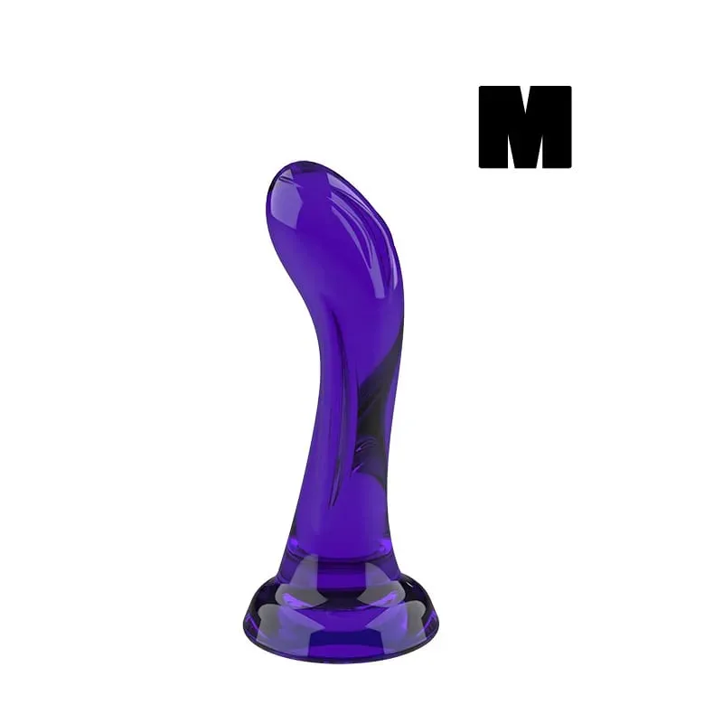 Curved Realistic Dildo with Strong Suction Cup Soft Flexible G-Spot Sex Toy for Women Men Black Purple Clear Lifelike Dillo — image 12