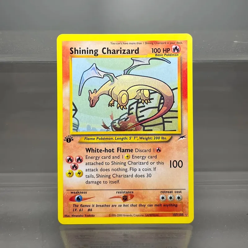 PKM Cards Charizard Steelix Celebi Single Foil Cards Magneton Gengar Classic Game Collection Cards PTCG Proxy Cards