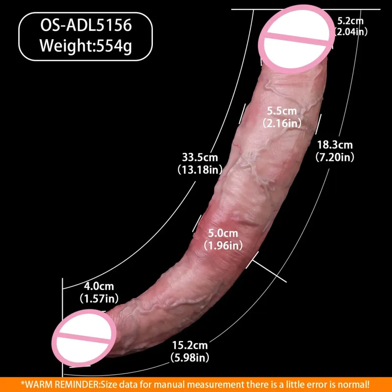 Dildo Silikon Double Ended Dildo Lembut Buttplug Dewasa Mainan Intim Boleh Digunakan Semula Permainan Pasangan Main Palam Dubur Dubur Dilator