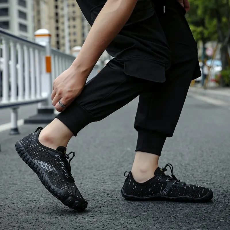 Men Trail Running Shoes Minimalist Barefoot Wide Width Gym Workout Fitness Low Zero Drop Women Sneakers Treadmill Free Athletic