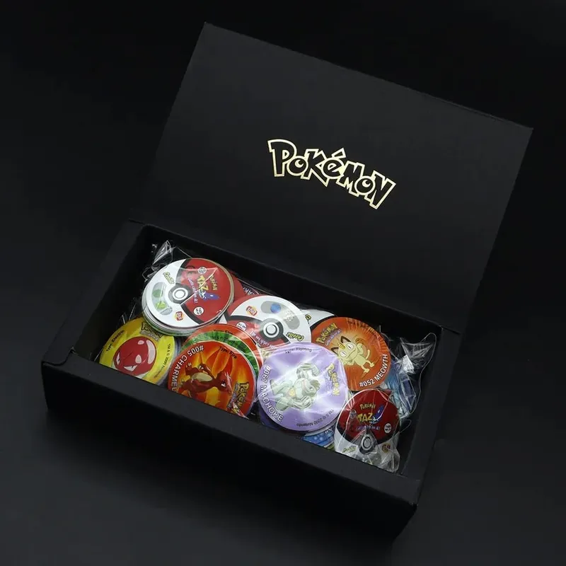 1st/2nd/3rd Edition Ash Ketchum Starter Tap Collection Card For Poke mon Tazos Album Trainer Round Pogs Cheetos Chipitaps — image 3