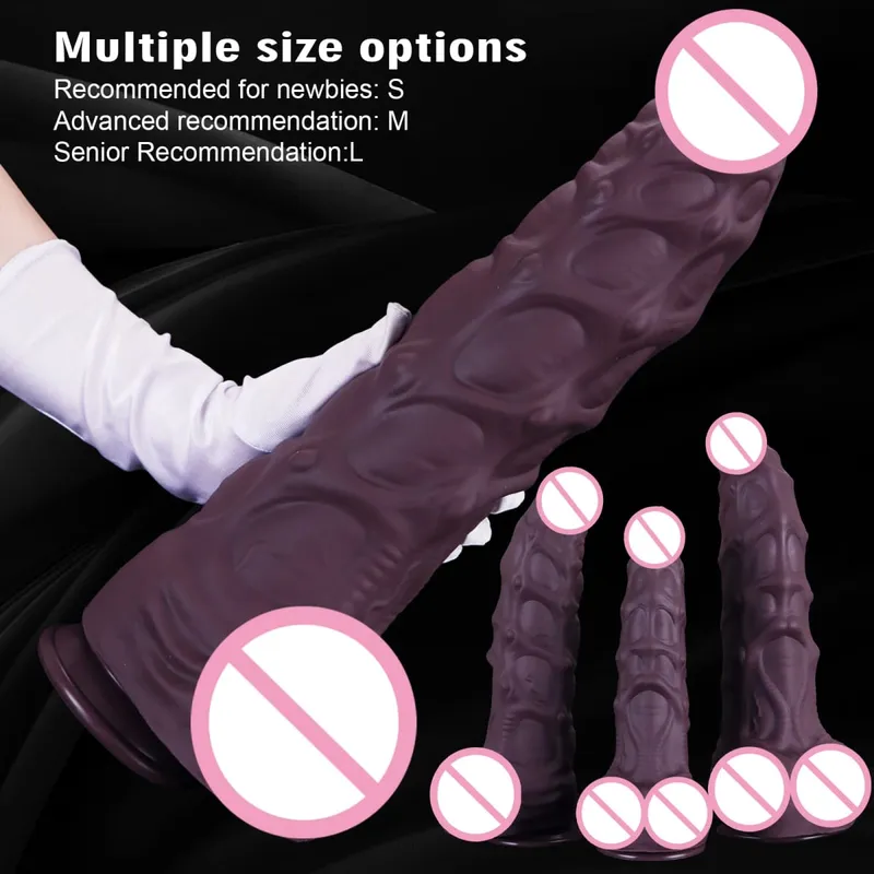 Ultra large and thick Realistic Dildo Anal Plug Horse Penis Long Butt Plug Anus Expansion Stimulator Anal Sex Toys for Woman Men