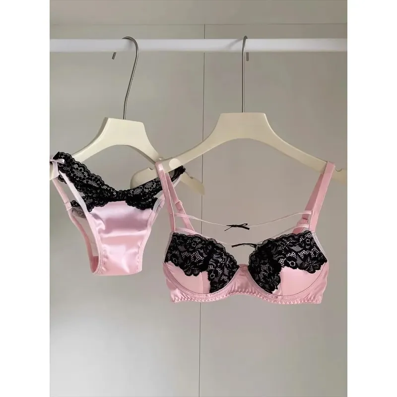 Teen Girl Push Up Bras Sexy Lace Underwire Bra for Small Bust Gathering Push Up Anti Sag Comfortable Lingerie Hot Sale