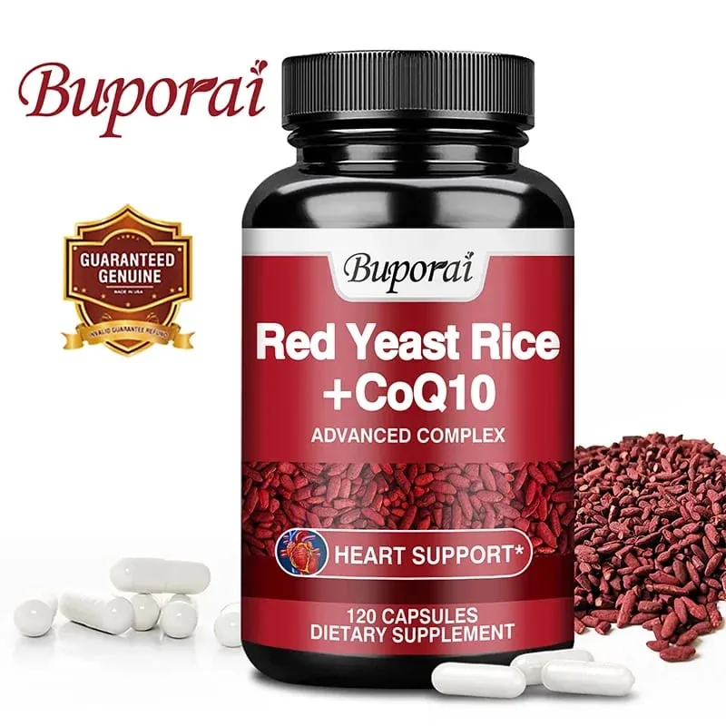 Red Yeast Rice with CoQ10 Supplement - Antioxidant Support for Energy and Heart HealthSupplementsSupplements — image 2