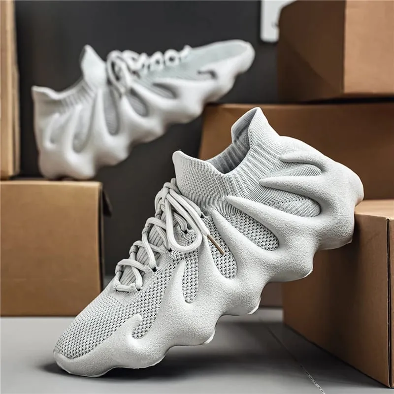 Men Sports Running Jogging Shoes Summer Casual Sneakers Outdoor Breathable Mesh For Women Light Shock-absorption Black Tennis — image 3
