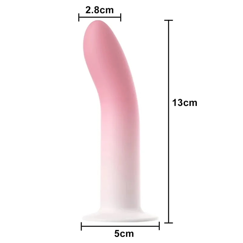 Flexible Liquid Silicone Dildo For Begginner Anal plug Prosate Massager G Spot Personal Massage Tool Suction Cup Female Sex Toy