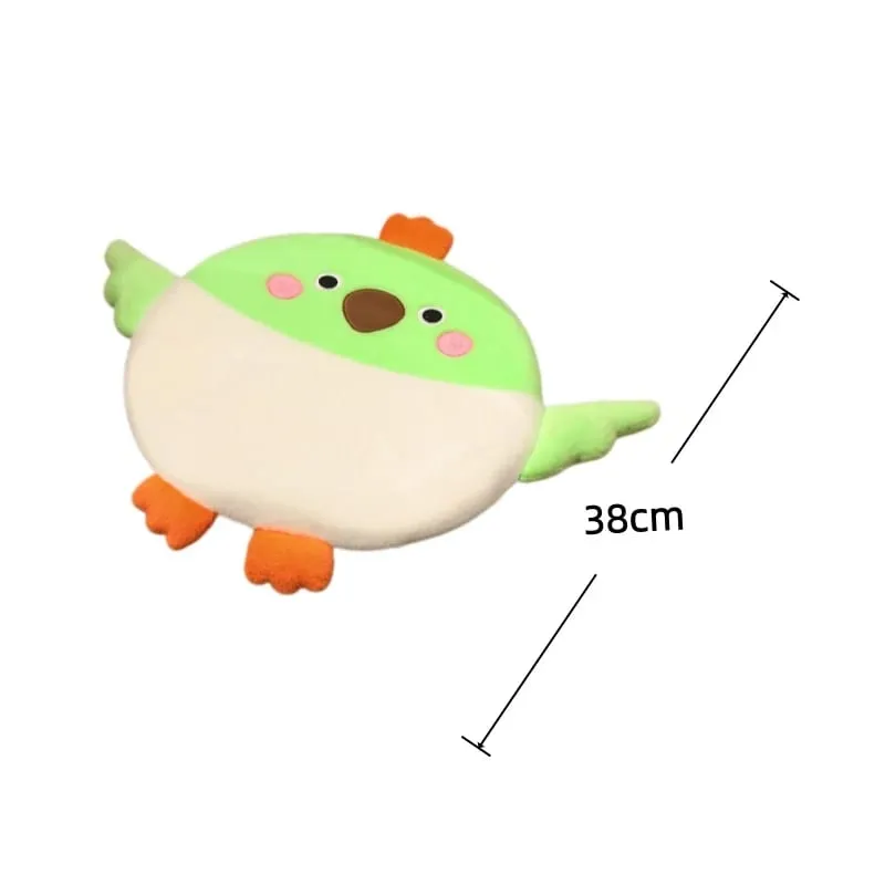 Bird Series Plush Cushion Squishy Stuffed Cushion Soft Floor Sofa Seat Cushion Home Decor Toys Creative Birthday Surprise Gifts