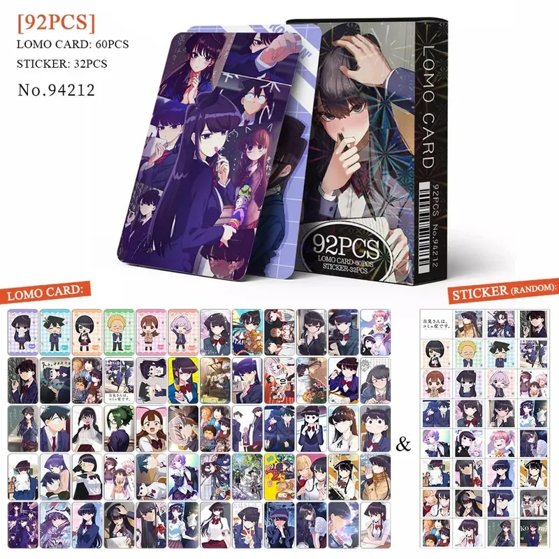 Anime Attack on Titan‌ Lomo Card Pohlednice Hračka Haikyuu Lékárnické deníky Honkai Star Rail Collection Karty s nálepkami Dárek