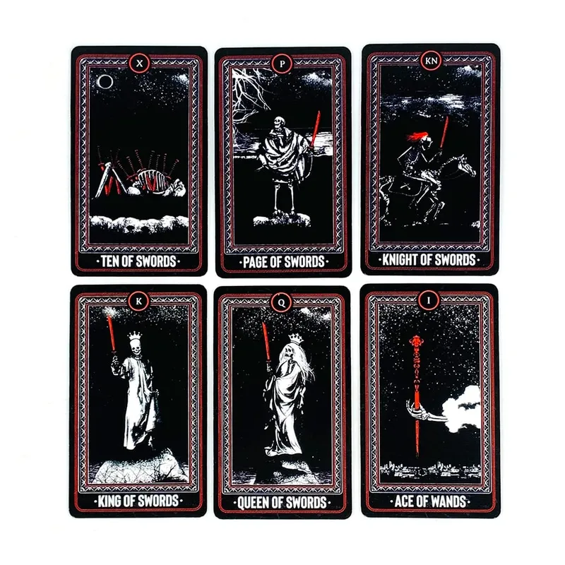 Hot Selling Tarot Cards Family Gathering Leisure Entertainment Cards Prediction Divination Deck Tarot Board Playing Card Game — image 3
