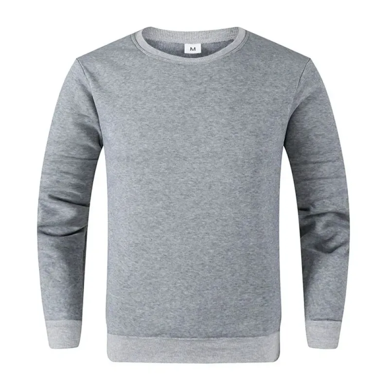 Sweat-shirt à manches longues pour hommes et femmes, pull basique décontracté, couleur unie, printemps automne, sport, Techwear