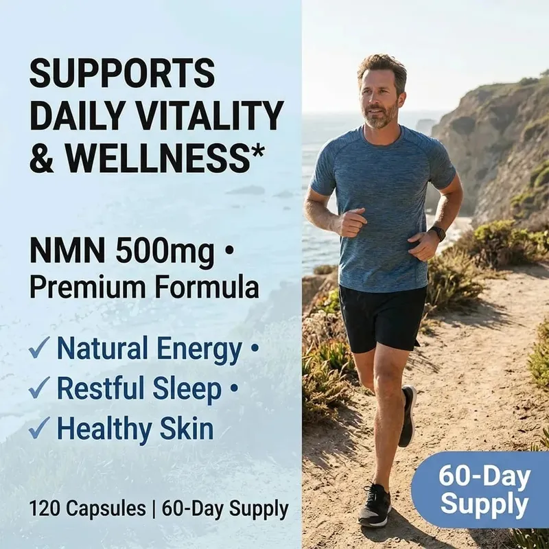 NMN Nicotinamide Mononucleotide - Reduces Wrinkles Increases Skin Elasticity and Supports Cell Repair and Growth