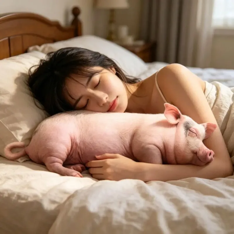 Plush Material Animal Body Pillow 40cm Size Soft Texture Animal Cushion Doll Toys Cute Design PP Cotton Filled Pig Keychain — image 3