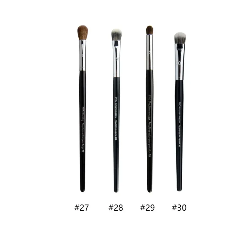 4pcs/set Pro Allover Eye Shadow Makeup Brushes Lip Brow Precision Concealer Blending Domed Crease Smudge Highlight Make Up Brush
