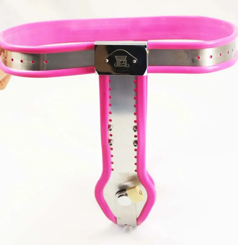Female Stainless Steel Chastity Belt BDSM Bondage Adjustable Chastity Underwear Sex Toys for Woman Lockable Device Adult Product — image 8