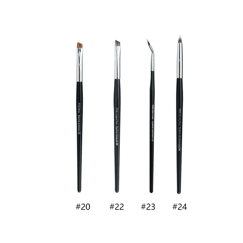 4pcs/set Pro Allover Eye Shadow Makeup Brushes Lip Brow Precision Concealer Blending Domed Crease Smudge Highlight Make Up Brush