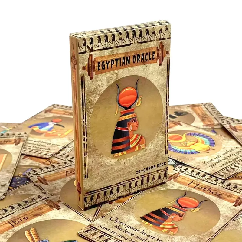New Egyptian Oracle A 20 Cards Deck Classic Design For Beginners & Pros Ideal For Divination Meditation & Gifts — image 1