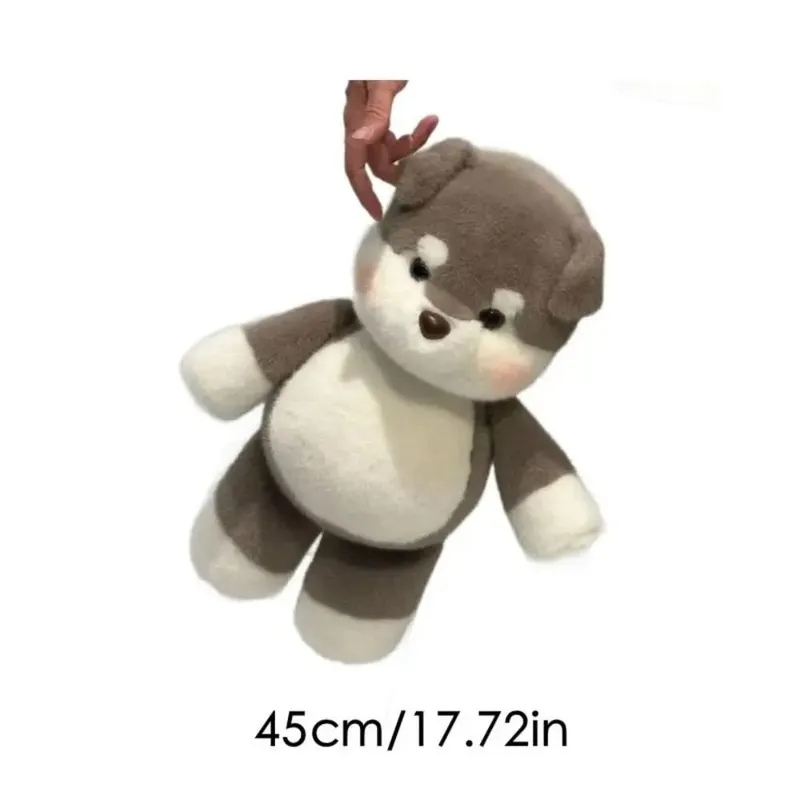 Creative Gift Soft Dog Stuffed Animal Plush Pillow Emotional Support Cute Stuffed Animals Plush 17.7inch Plush Pillow