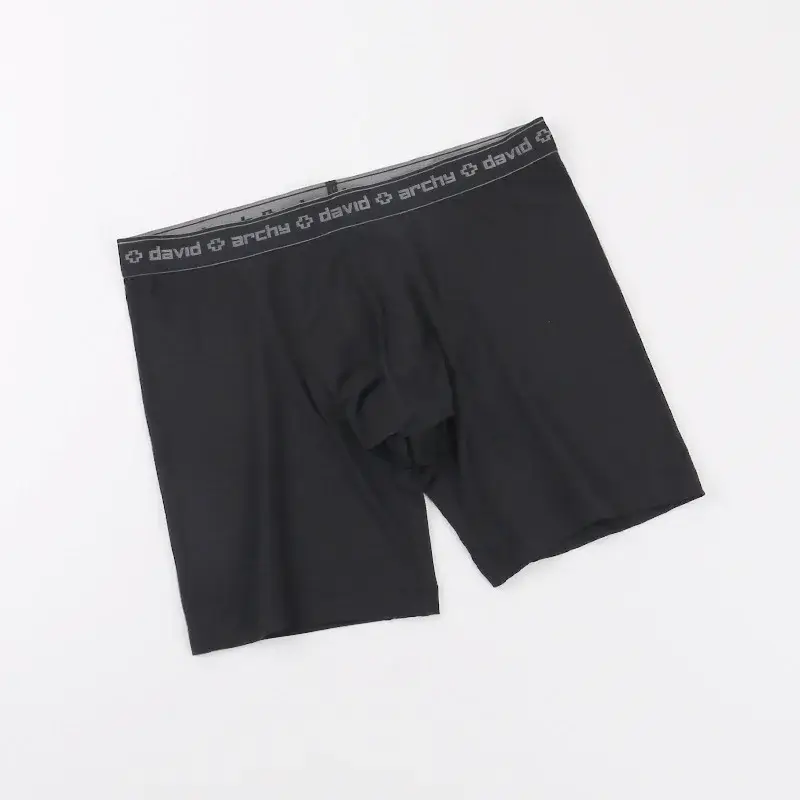 David Archy 3 Pack Mens Underwear Boxer Briefs Basic MicroModal Soft Breathable Mens Dual Pouch Boxers Quick Dry Sports Fitness — image 9