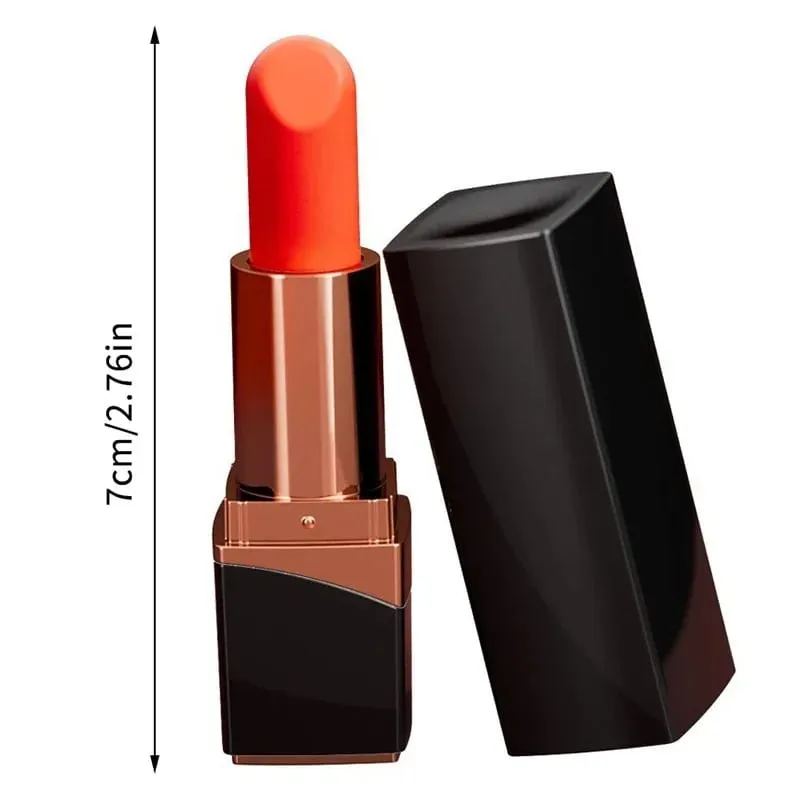 Women Mini Lipstick Vibrator Strong Shock Vibrating Nipple Clitoral Stimulator AV Wand Sex Toys for Couples Adults 18+