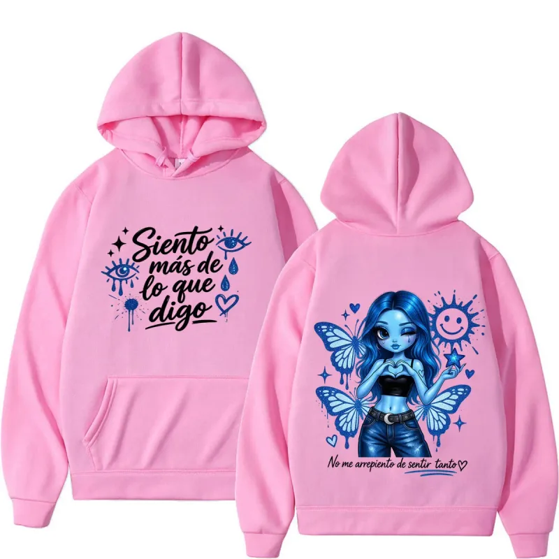 Karol G Tropicoqueta Latina Foreva 2026 Tour Print Hoodie Men Women Fashion Harajuku Sweatshirts Aesthetic Trend Loose Pullover