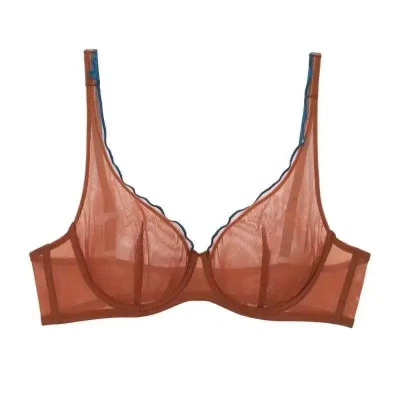 Buong Coverage Minimiser Bra para sa Malaking Bust Ultra Manipis na Seamless Wireless Lift & Support Anti Sag Set BANERDANNI S-2XL 32-40 ABC