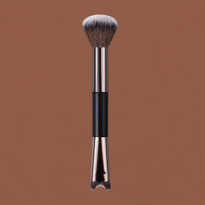 Nose Contour U-Shaped Makeup Brush Dual-End Nose Shadow Makeup Brushes Eyeshadow Contour Face Highlighting Brush Cosmetics Tools