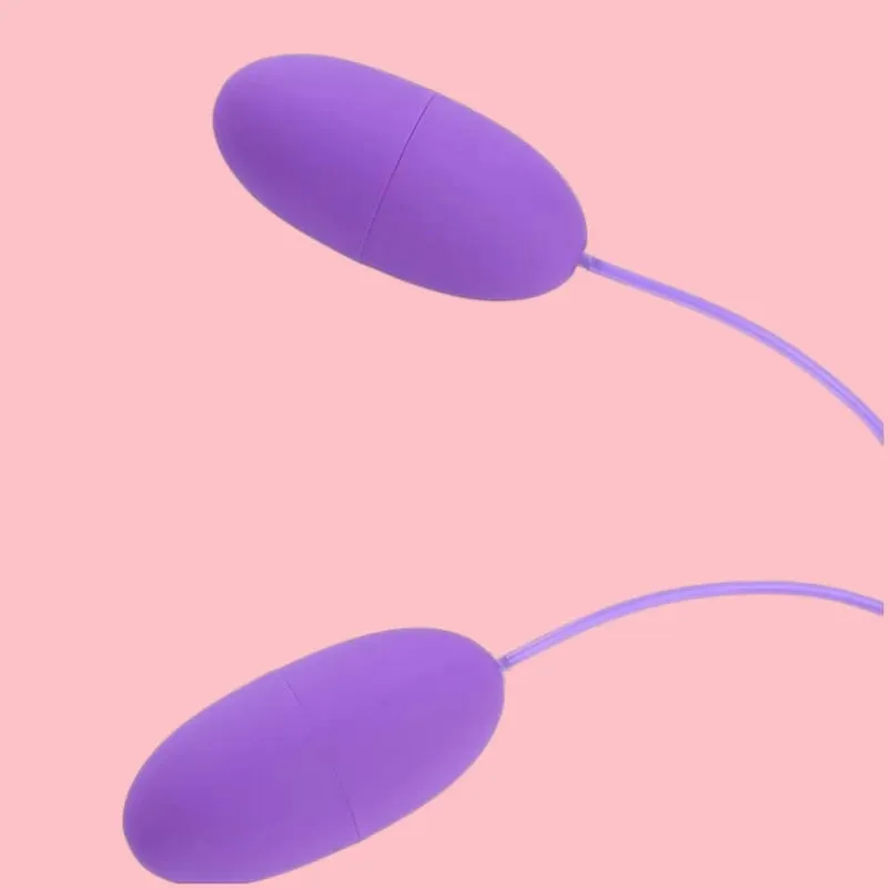 Powerful Double Vibrating Bullet Egg G Spot Clitoral Stimulator USB Rechargeable Waterproof Sex Toy for Women