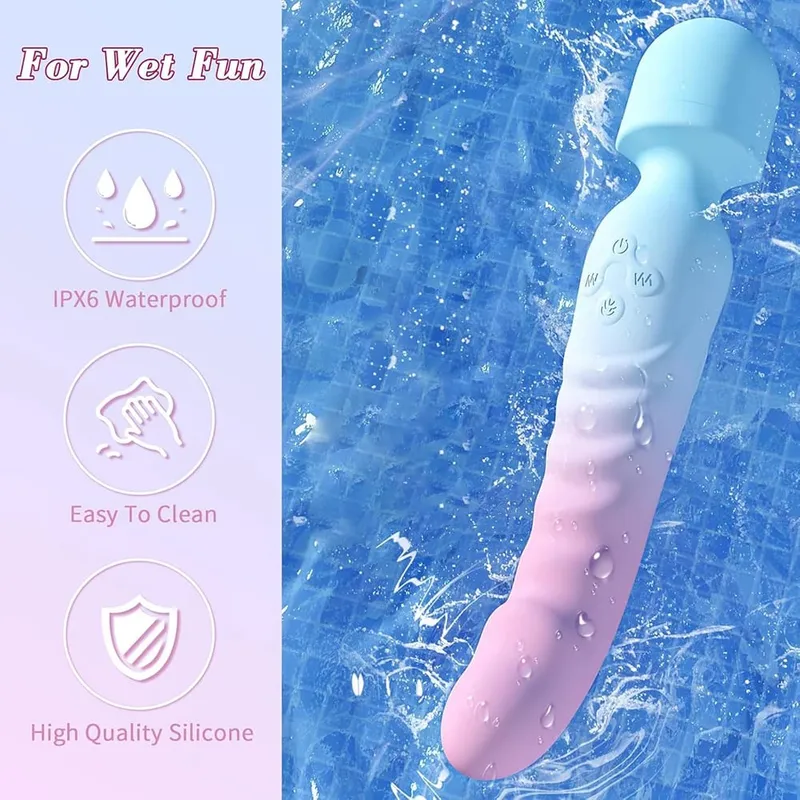 3 IN 1 AV Vibrator Dildos Sex Machine Powerful Magic Wand Clitoris G Spot Stimulator Female Vagina Massager Woman Adults Sex Toy
