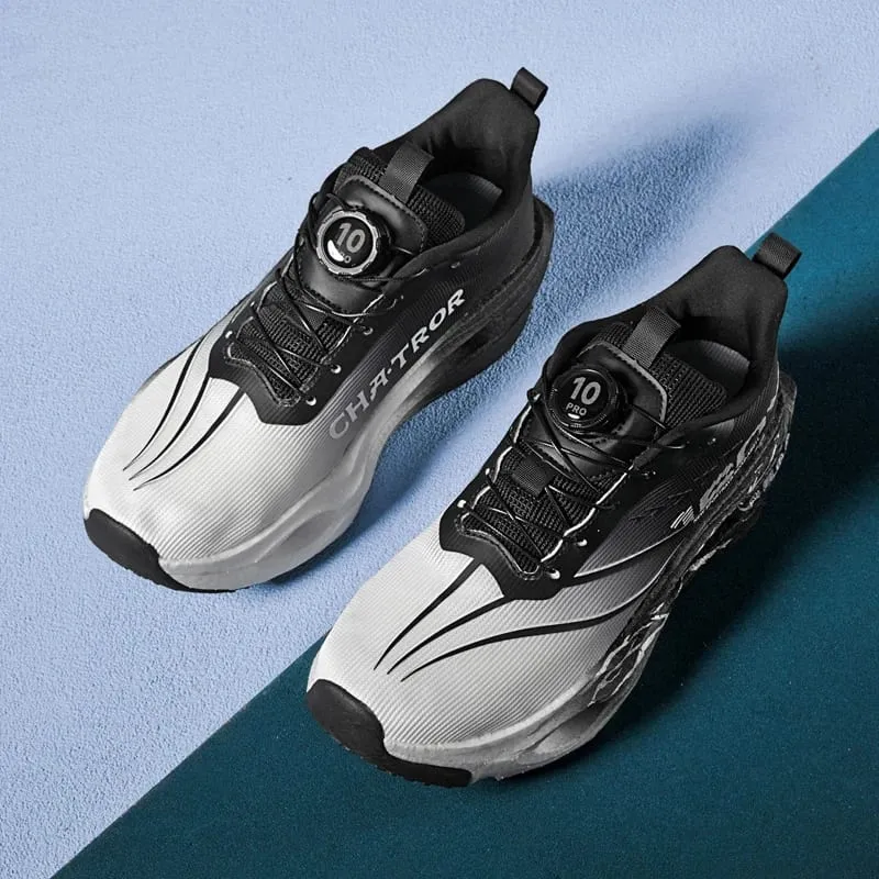Carbon Plate Racing Running Shoes Non-Slip Men Ultra Light Elastic Cushion Athletic Sneakers Speed Training Marathon Sport Shoes — image 2