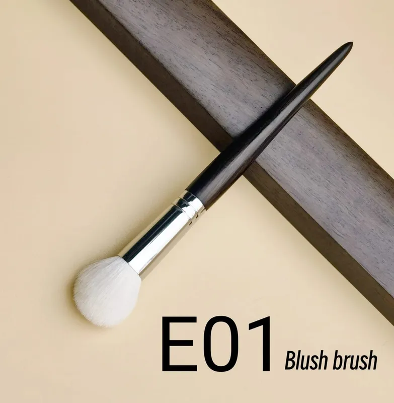 Eyeshadow Makeup Brushes Luxury Natural Fine Goat Hair Ebony Handle Eye Shadow Blending Brush Beauty Tools