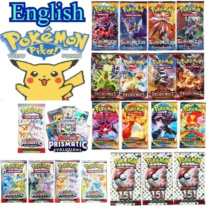 Pokemon Card Scarlet Violet Prismatic Evolutions English Booster 360Pcs Battle Trading Collection Game Cards 40 Per Box — image 2