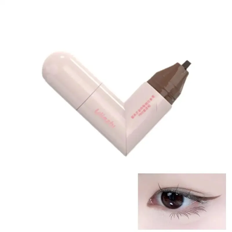 Tampon Eyeliner rotatif intégré noir marron, pochoir à ailes à double pointe, étanche, anti-taches, stylo liquide longue durée, DIY — image 8